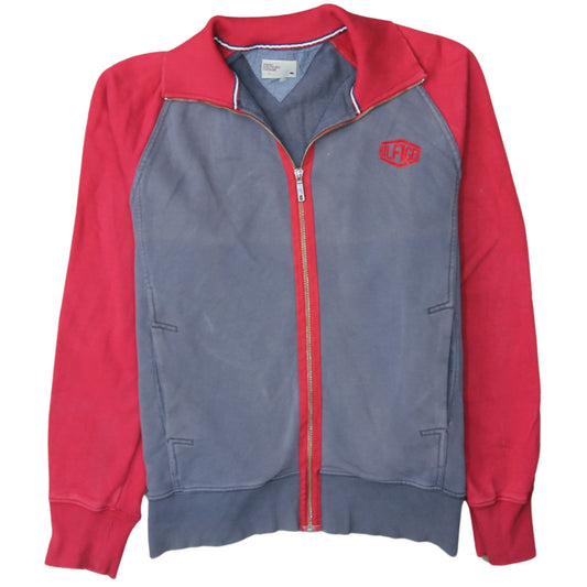 Tommy Hilfiger Denim Men's Blue Red Track Jacket Size L