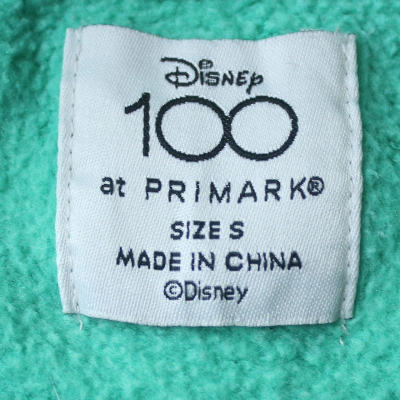 Disney x Primark Women Green Mickey & Pluto Sweatshirt Size S