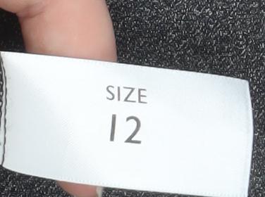 Essentials Women's Grey Size 12 Long Tailored Suit Jacket