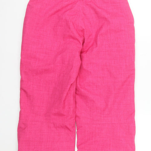 Crane Women's Pink Waterproof Insulated Snow Ski Pants M