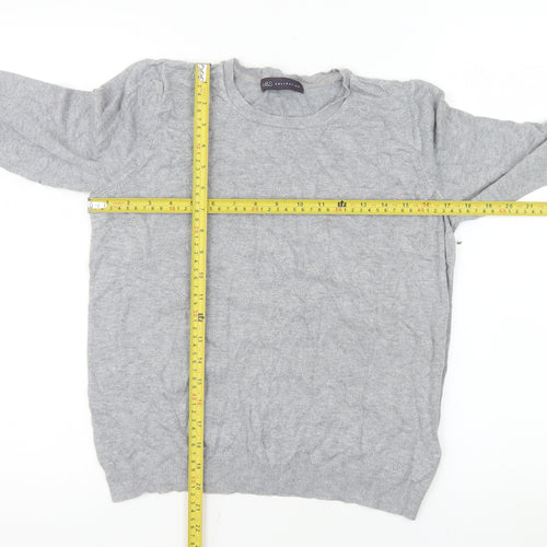 Marks and Spencer Women's Grey Long Sleeve Knit Top Size 12