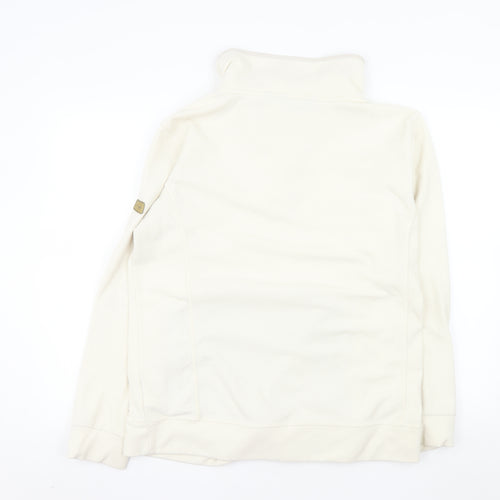 Berghaus Women Ivory 18 Pullover Fleece Sweatshirt Button Neck