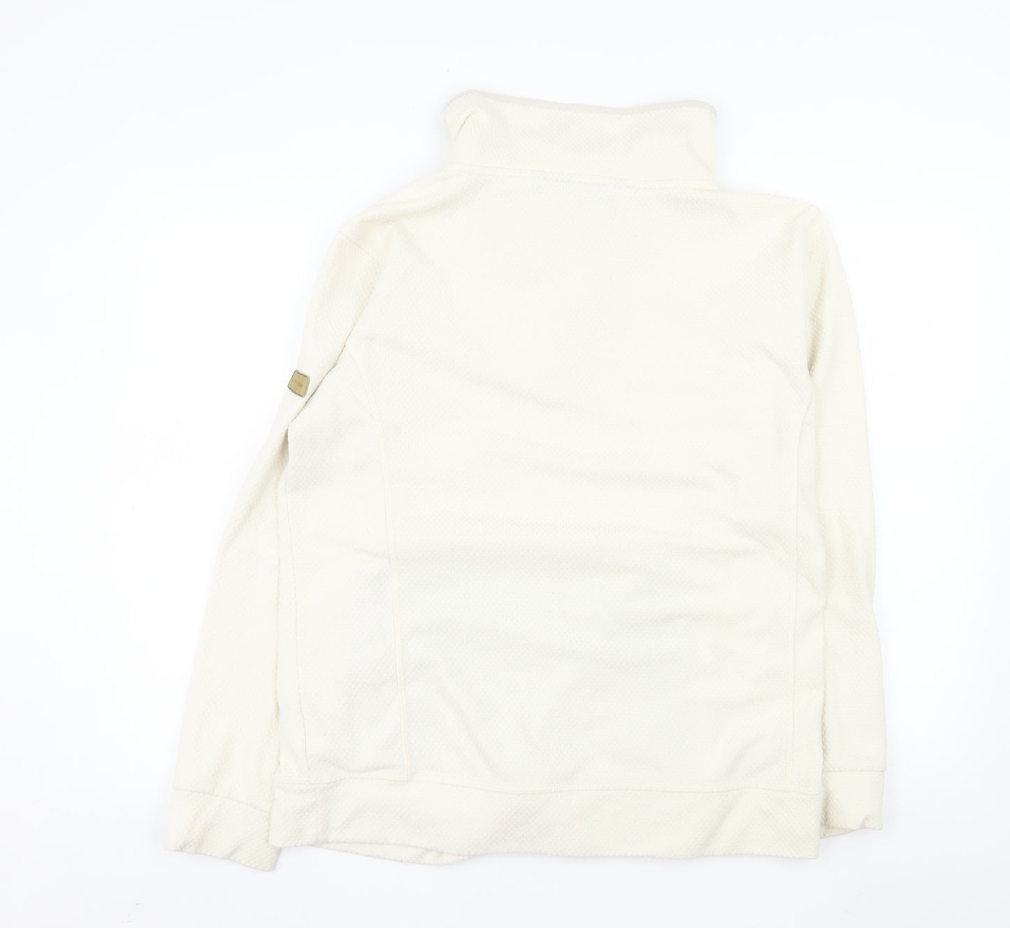 Berghaus Women Ivory 18 Pullover Fleece Sweatshirt Button Neck