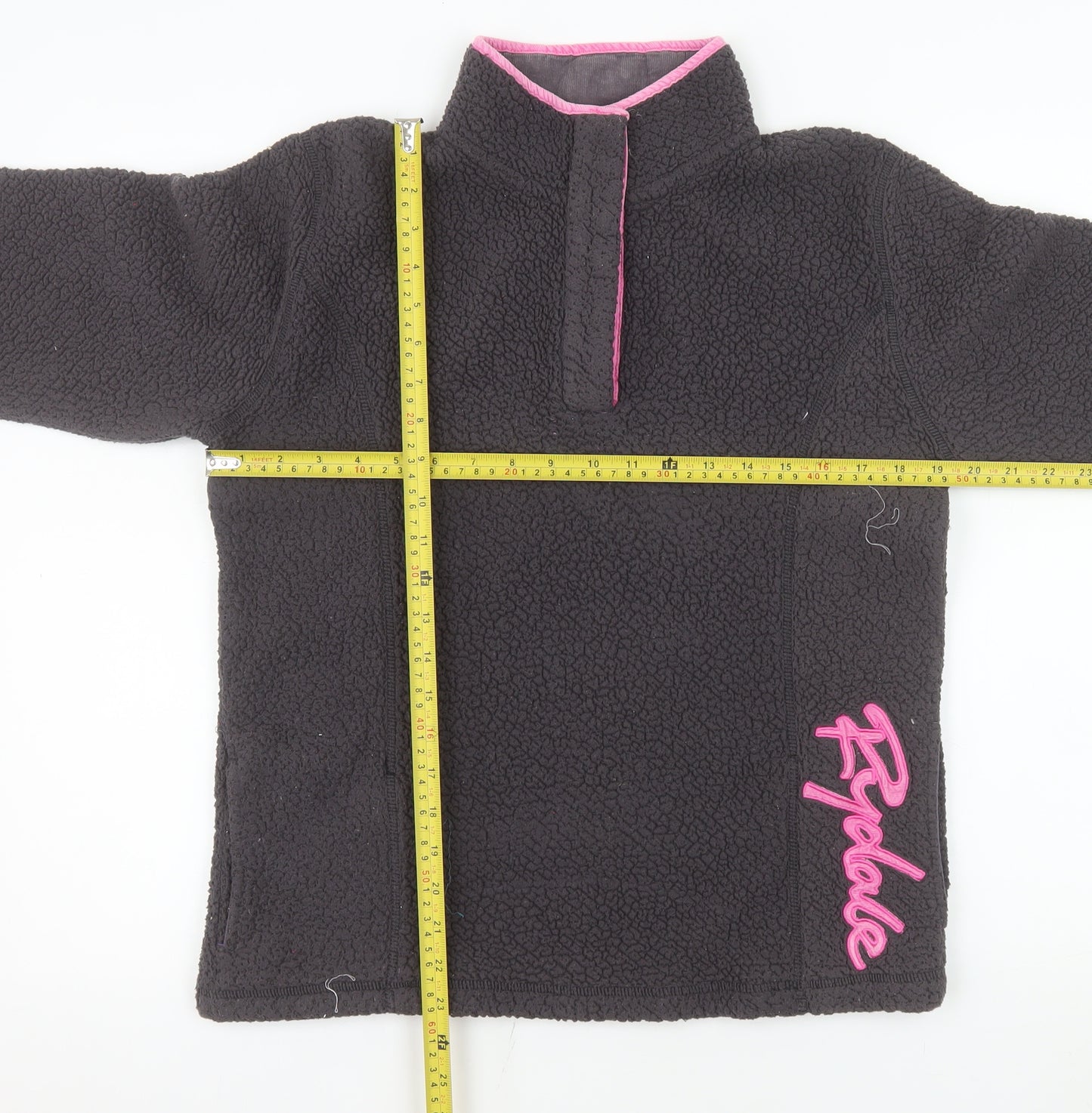 Rydale Women's Grey Fleece Pullover Sweatshirt Size M