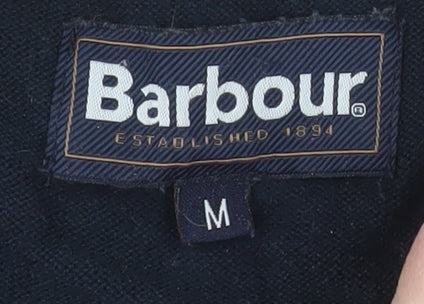 Barbour Mens Blue Cotton Crew Neck Pullover Jumper M