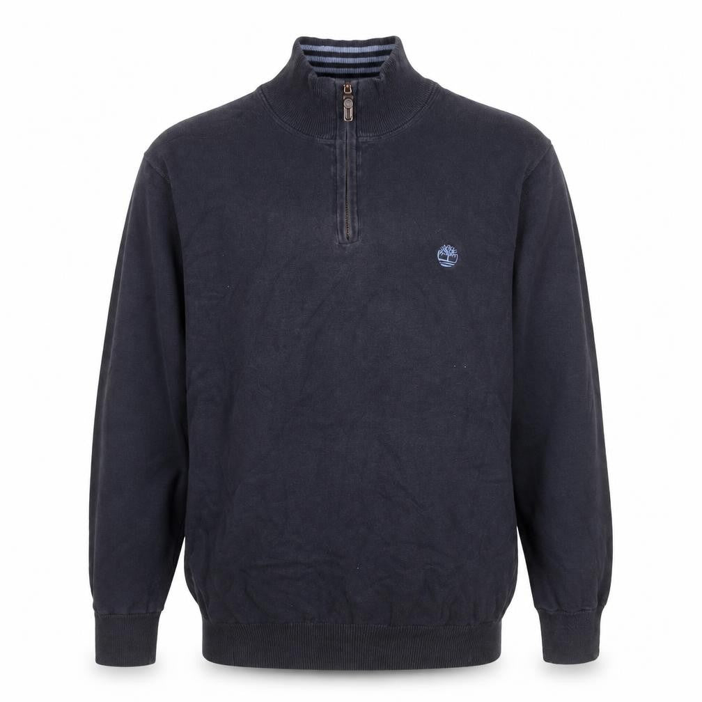 Timberland Earthkeepers Men's Black 1/4 Zip Cotton Sweatshirt M