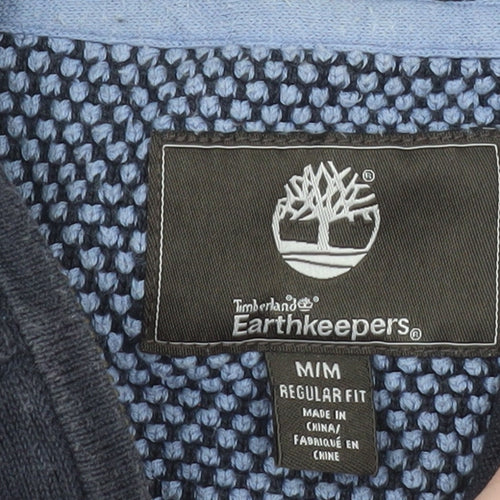 Timberland Earthkeepers Men's Black 1/4 Zip Cotton Sweatshirt M