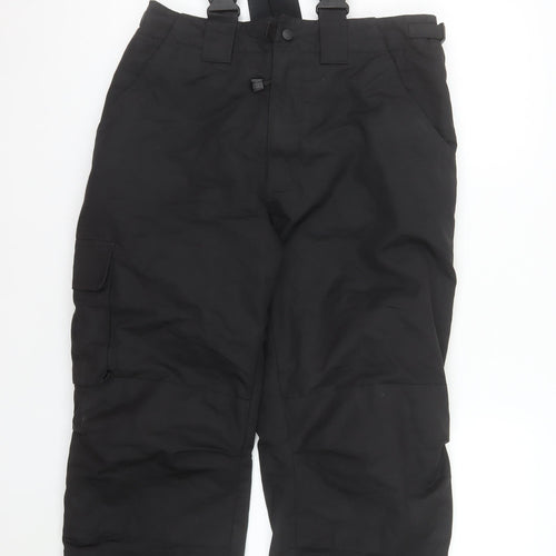 Tex Men's Black M Snow Pants Waterproof Insulated Trousers