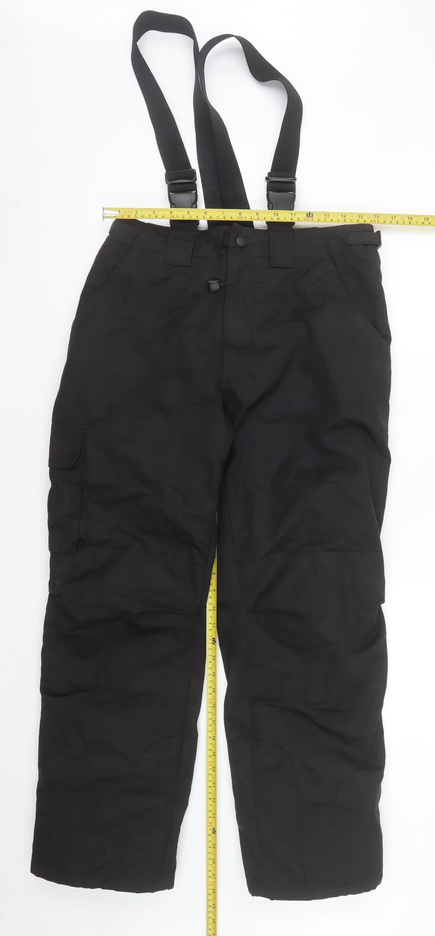 Tex Men's Black M Snow Pants Waterproof Insulated Trousers