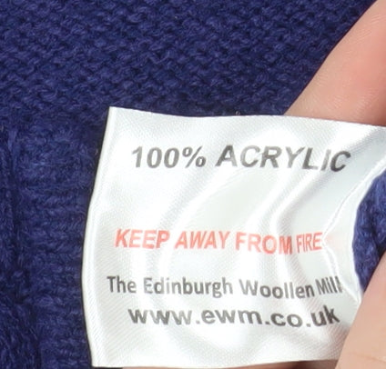 Honor Millburn Women's Blue Knit Zip Jacket Size S 10-12