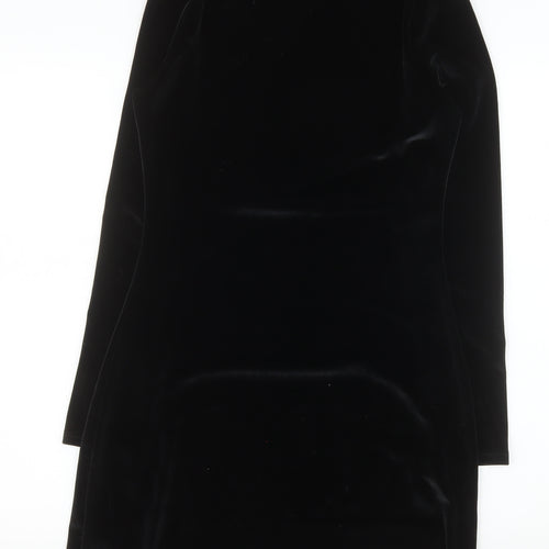 Next Women’s Black Velvet Sheath Dress Size 8 Party Evening
