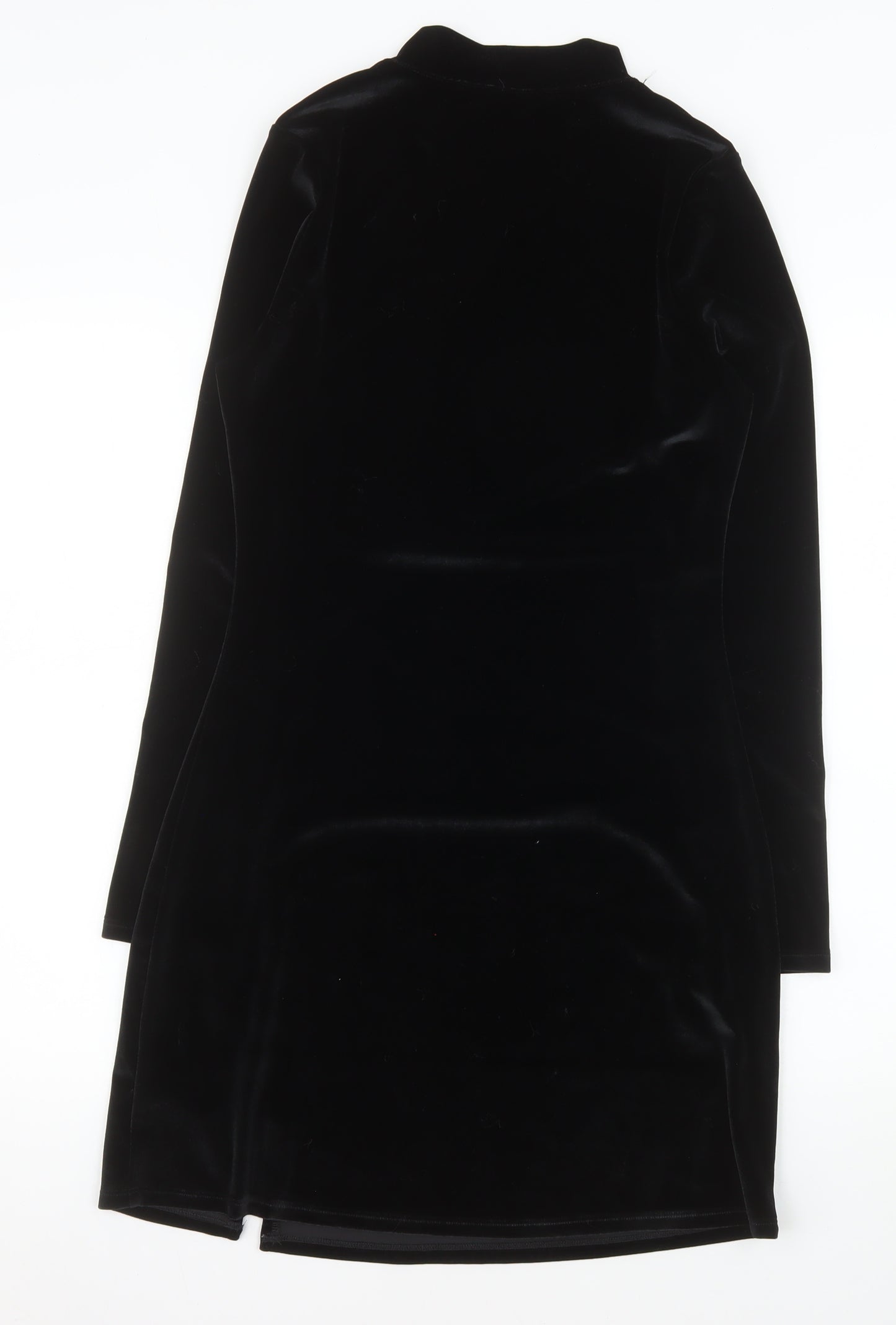 Next Women’s Black Velvet Sheath Dress Size 8 Party Evening