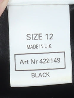 Three's Company Women's Black Size 12 Tuxedo Blazer Jacket