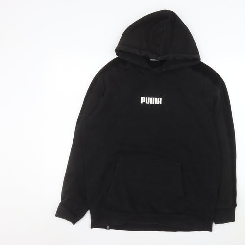 Puma Women’s Black Pullover Hoodie Medium Hooded Sweatshirt