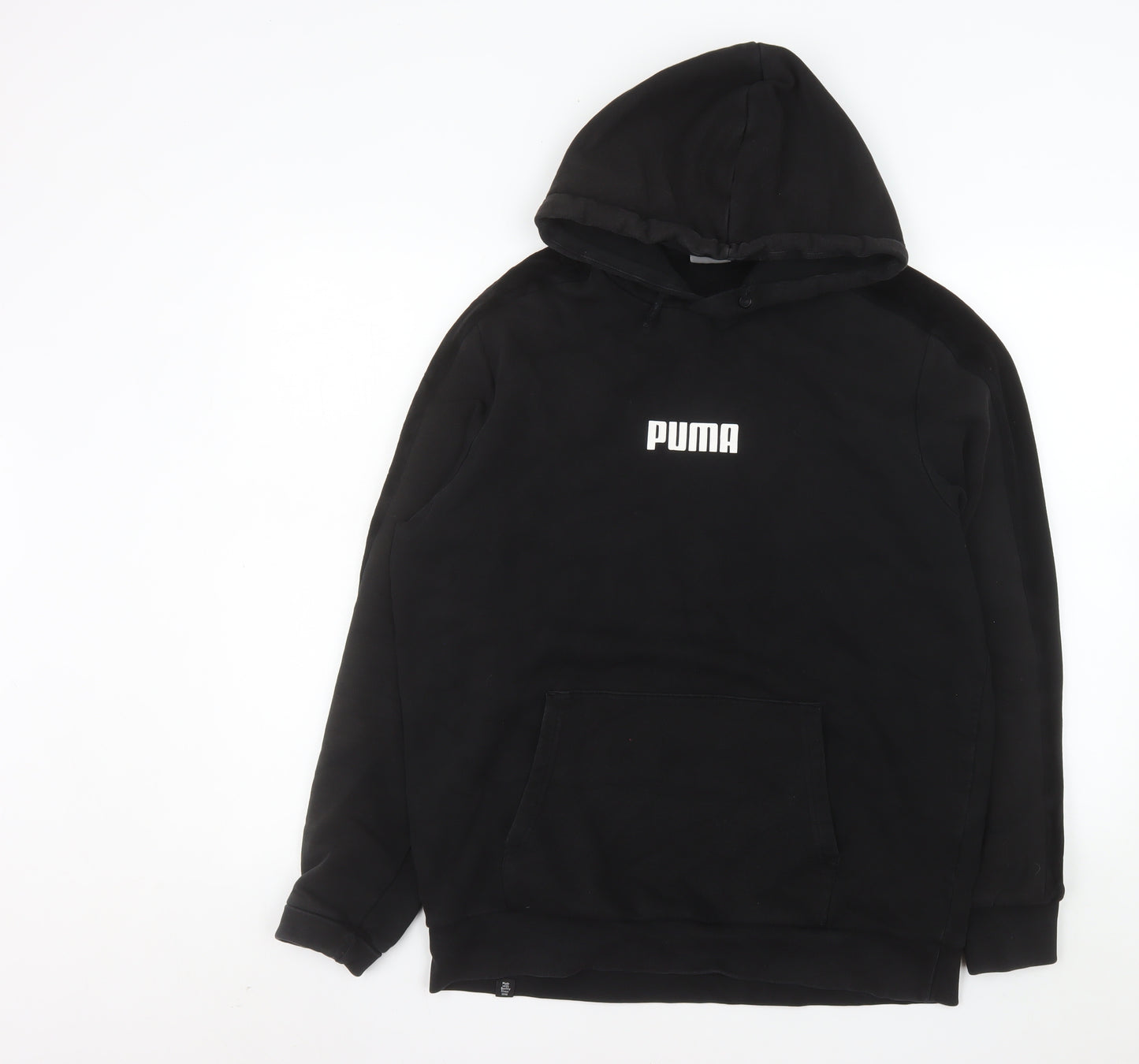 Puma Women’s Black Pullover Hoodie Medium Hooded Sweatshirt