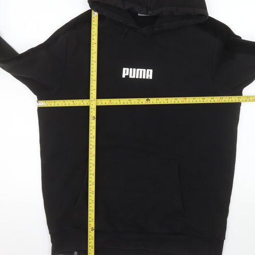 Puma Women’s Black Pullover Hoodie Medium Hooded Sweatshirt