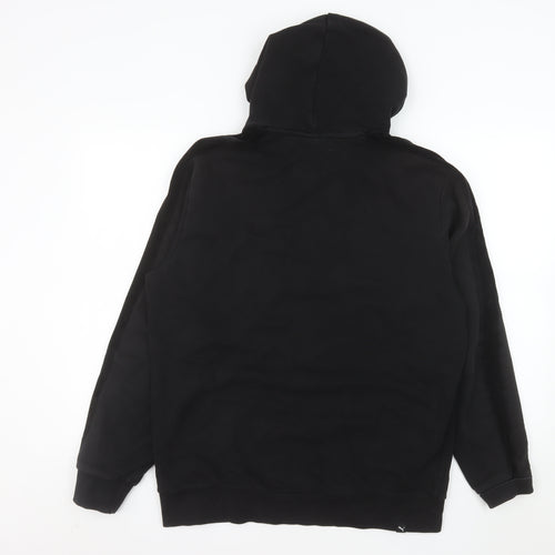 Puma Women’s Black Pullover Hoodie Medium Hooded Sweatshirt