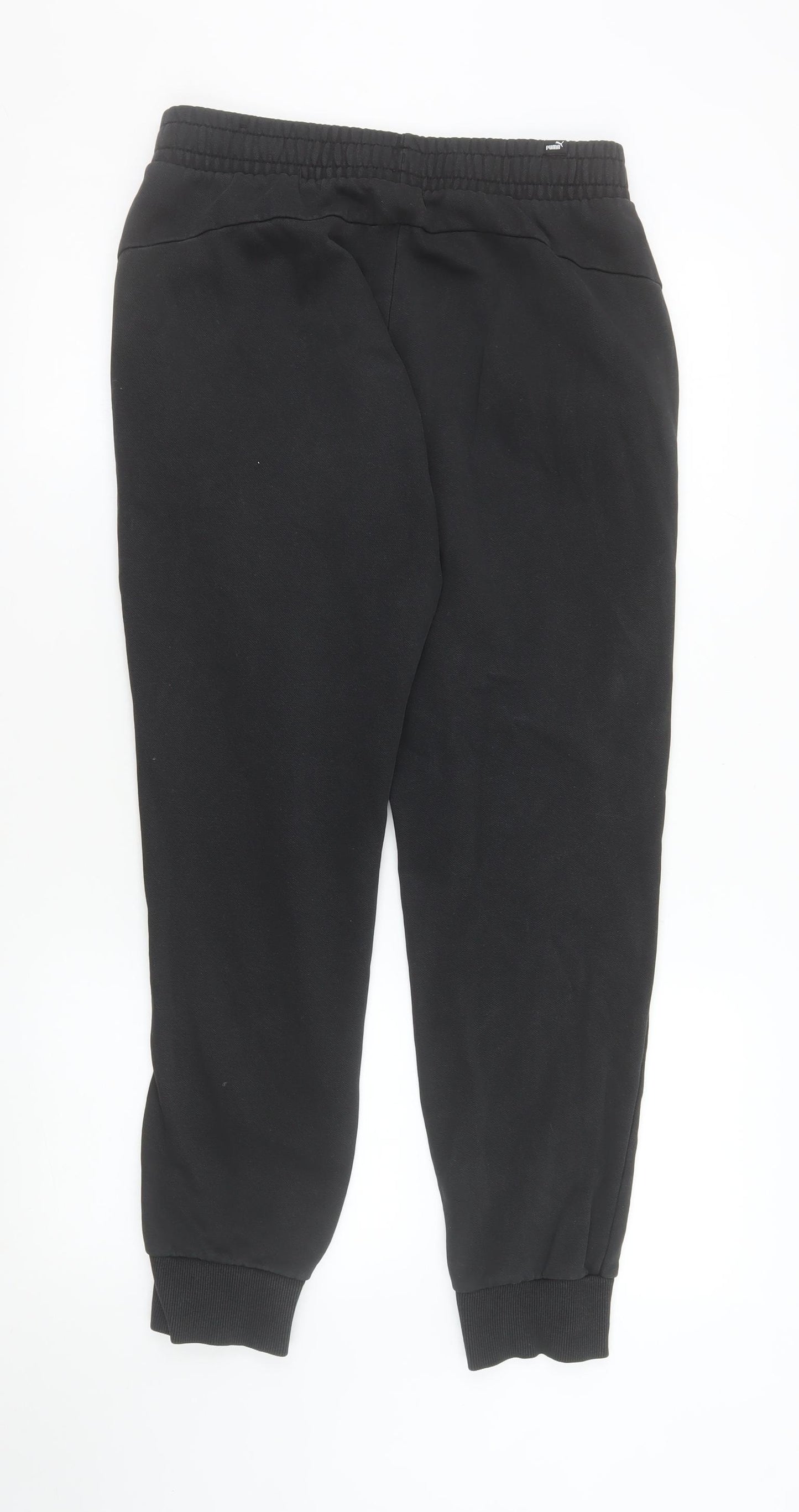 Puma Men's Black Jogger Sweatpants M Regular Fit Cotton Blend