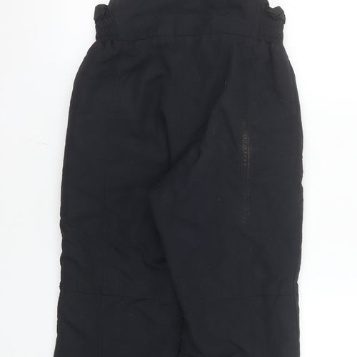 White Rock Boys Black Age 10 Waterproof Lined Ski Dungarees Snow Pants