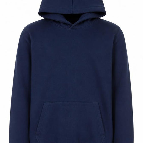 H&M Boys Blue Pullover Hoodie 13-14 Years Cotton Blend Fleece