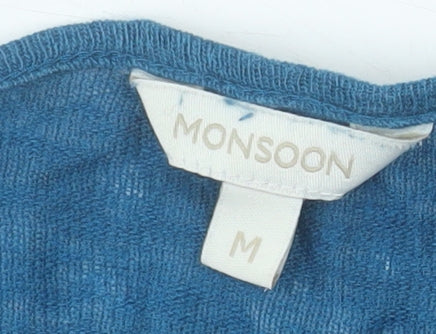 Monsoon Women’s Blue Lightweight Open Cardigan M
