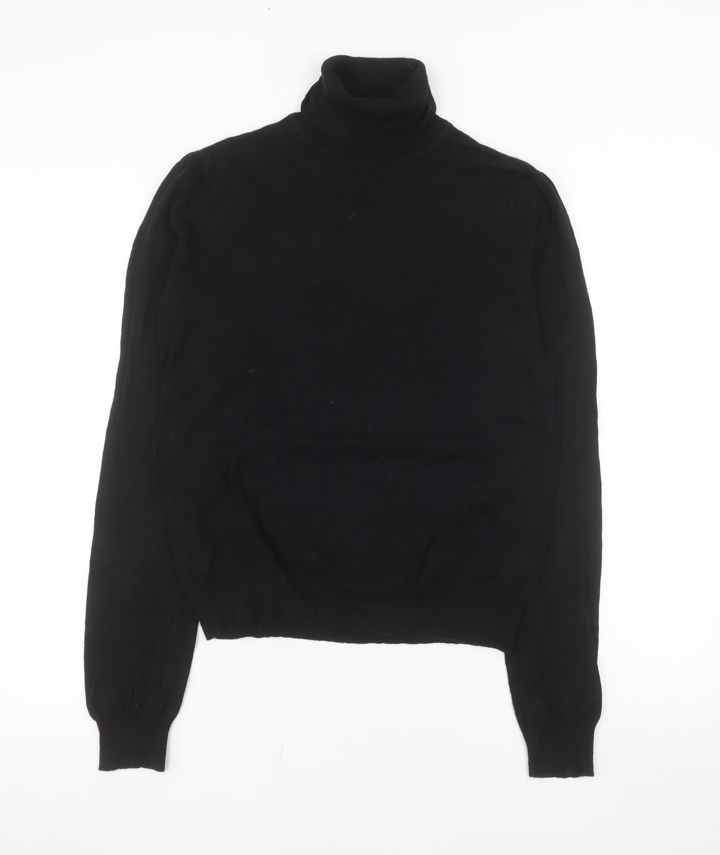 Next Women’s Black Roll Neck Long Sleeve Knit Top Size 14