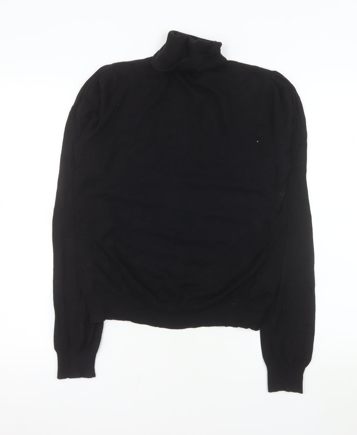 Next Women’s Black Roll Neck Long Sleeve Knit Top Size 14
