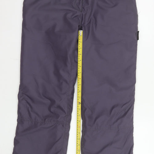 Crane Women's Purple 8-10 Waterproof Insulated Snow Pants