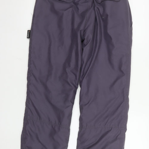 Crane Women's Purple 8-10 Waterproof Insulated Snow Pants