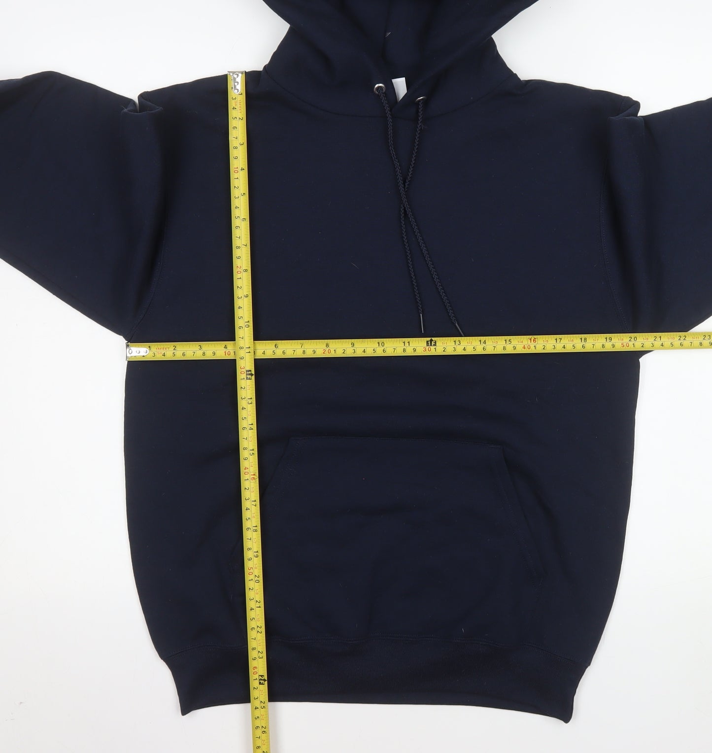 Champion Men's Blue Pullover Hoodie Small Fleece Logo Sweatshirt