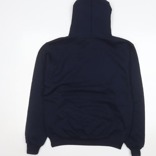 Champion Men's Blue Pullover Hoodie Small Fleece Logo Sweatshirt