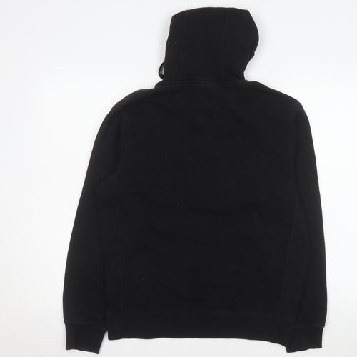 FILA Men's Black Pullover Hoodie Small Regular Fit Fleece