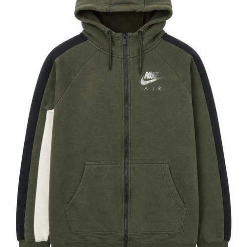 Nike Men’s Green Full Zip Hooded Sports Jacket S