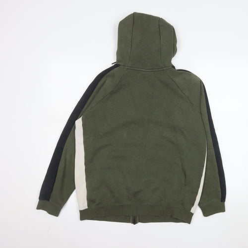 Nike Men’s Green Full Zip Hooded Sports Jacket S