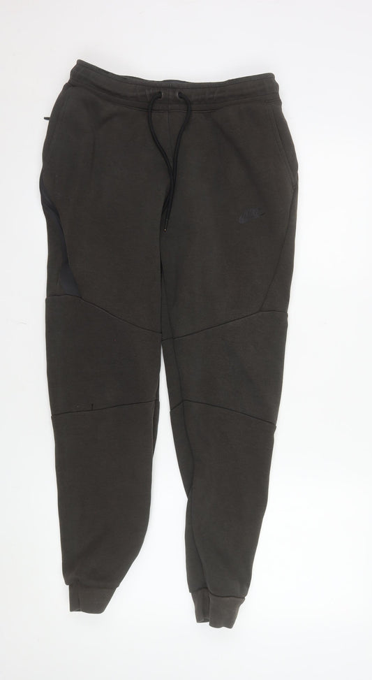 Nike Men's Black Jogger Fleece Activewear Trousers Size M