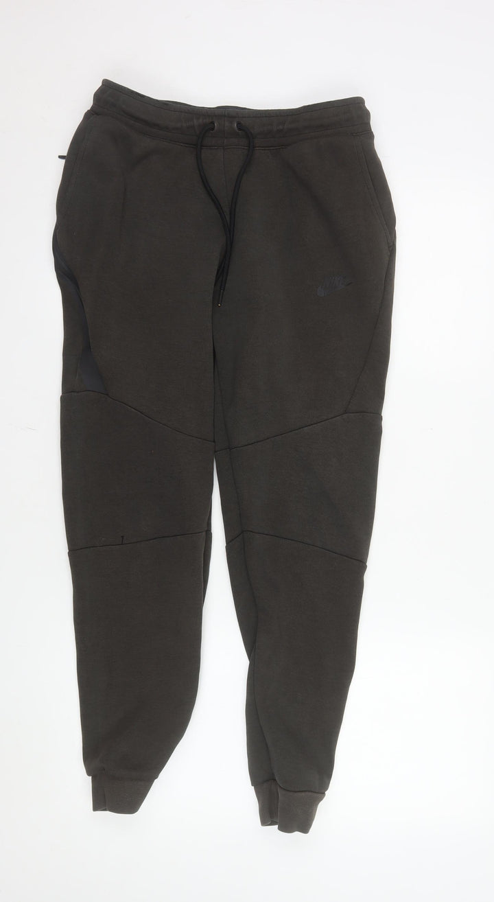 Nike Men's Black Jogger Fleece Activewear Trousers Size M