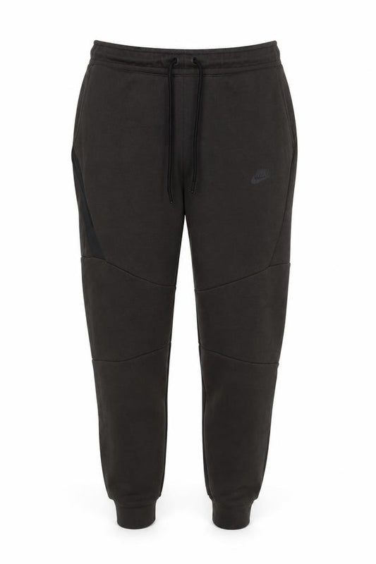 Front view of Nike Men's Black Jogger Fleece Activewear Trousers, size M