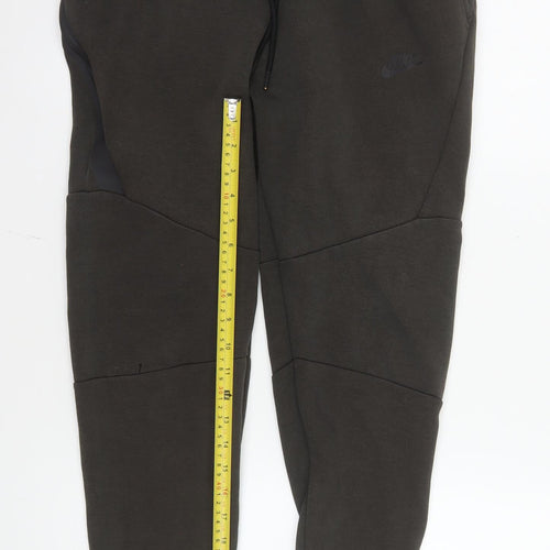 Nike Men's Black Jogger Fleece Activewear Trousers Size M