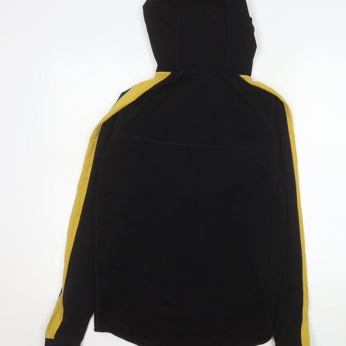 Vanquish Men's Black Yellow Hooded Zip Jacket Size S