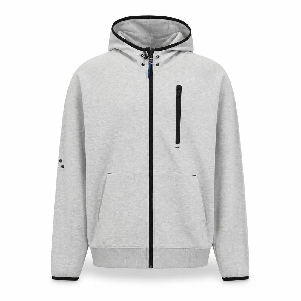 Snowdonia Men's Grey XL Hooded Full Zip Outdoor Jacket
