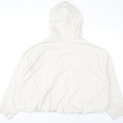 Marks and Spencer Womens Beige XL Pullover Hoodie Cotton Blend