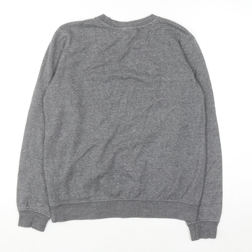 Nike Men's Grey Small Pullover Sweatshirt Crew Neck Fleece