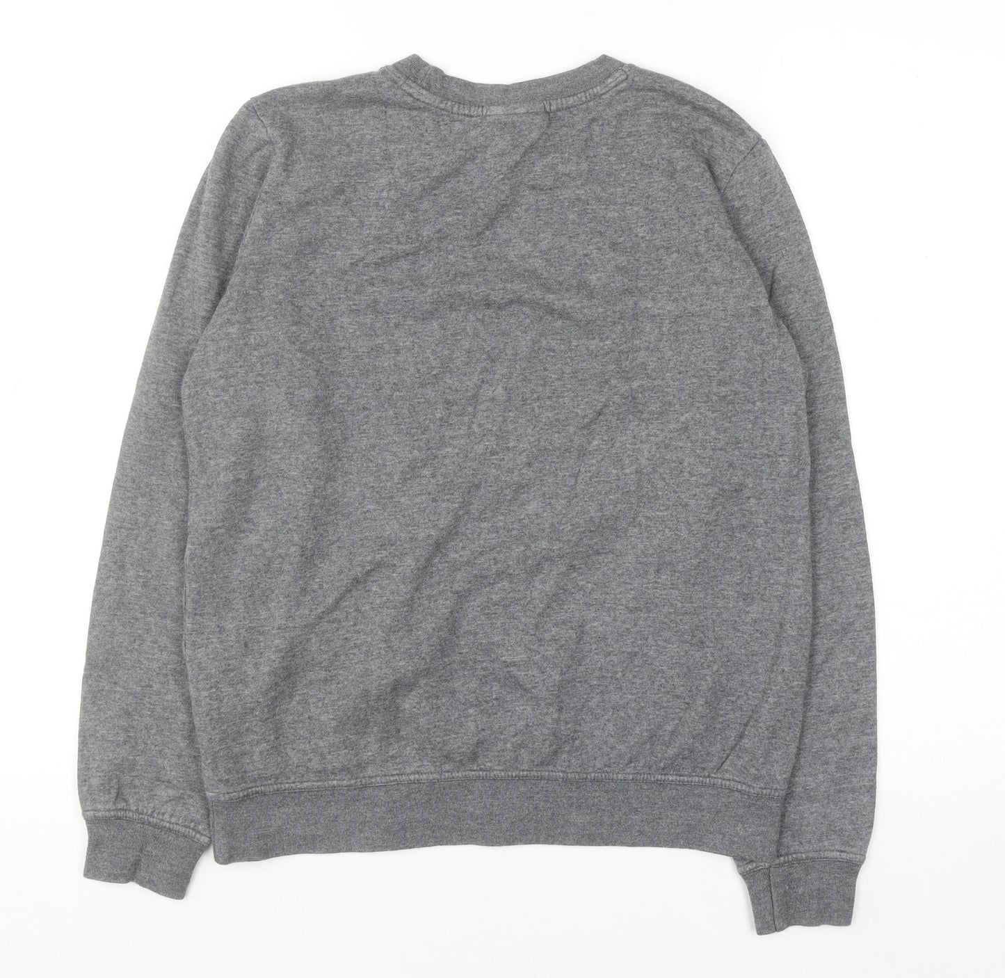 Nike Men's Grey Small Pullover Sweatshirt Crew Neck Fleece