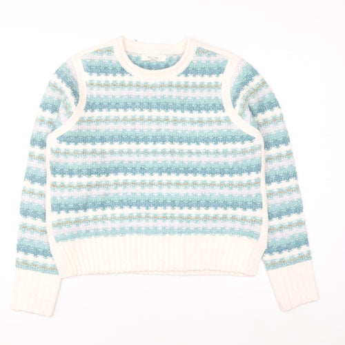Marks and Spencer Per Una Women's Multicoloured S Crew Neck Jumper