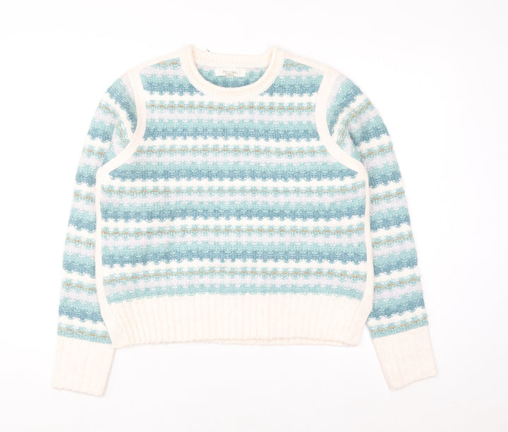 Marks and Spencer Per Una Women's Multicoloured S Crew Neck Jumper
