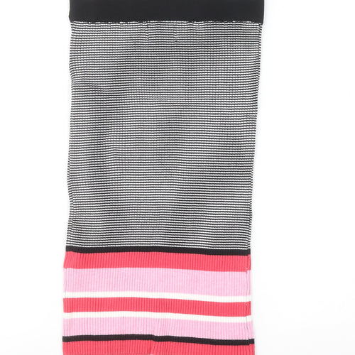 ONLY Women’s Black Striped Knit Pencil Skirt Size S