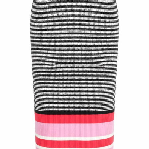 ONLY Women’s Black Striped Knit Pencil Skirt Size S