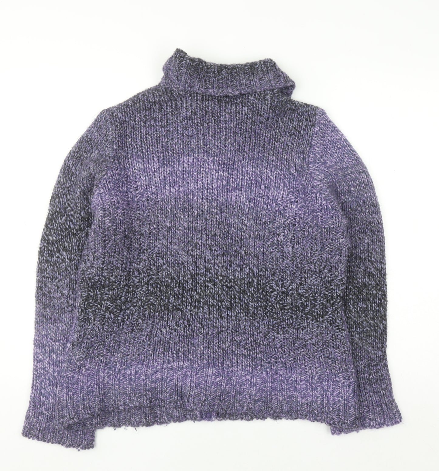 Marks and Spencer Womens Purple Long Sleeve Collared Cardigan Size 16