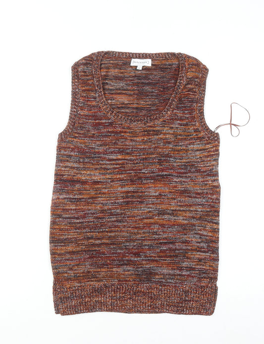 Warehouse Women's Multicoloured Knit Tank Top Size 6