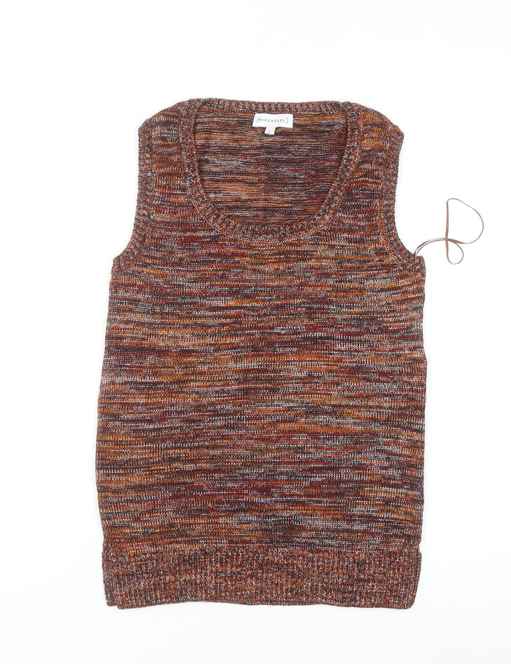 Warehouse Women's Multicoloured Knit Tank Top Size 6